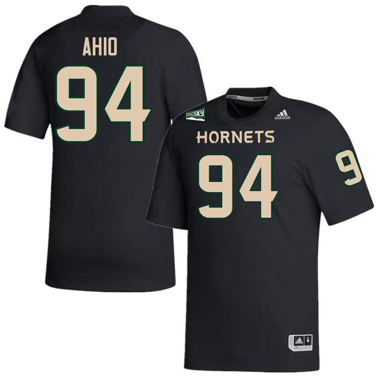 Ben Ahio SAC State Jersey,Sacramento State Hornets #94 Ben Ahio Jersey-Black